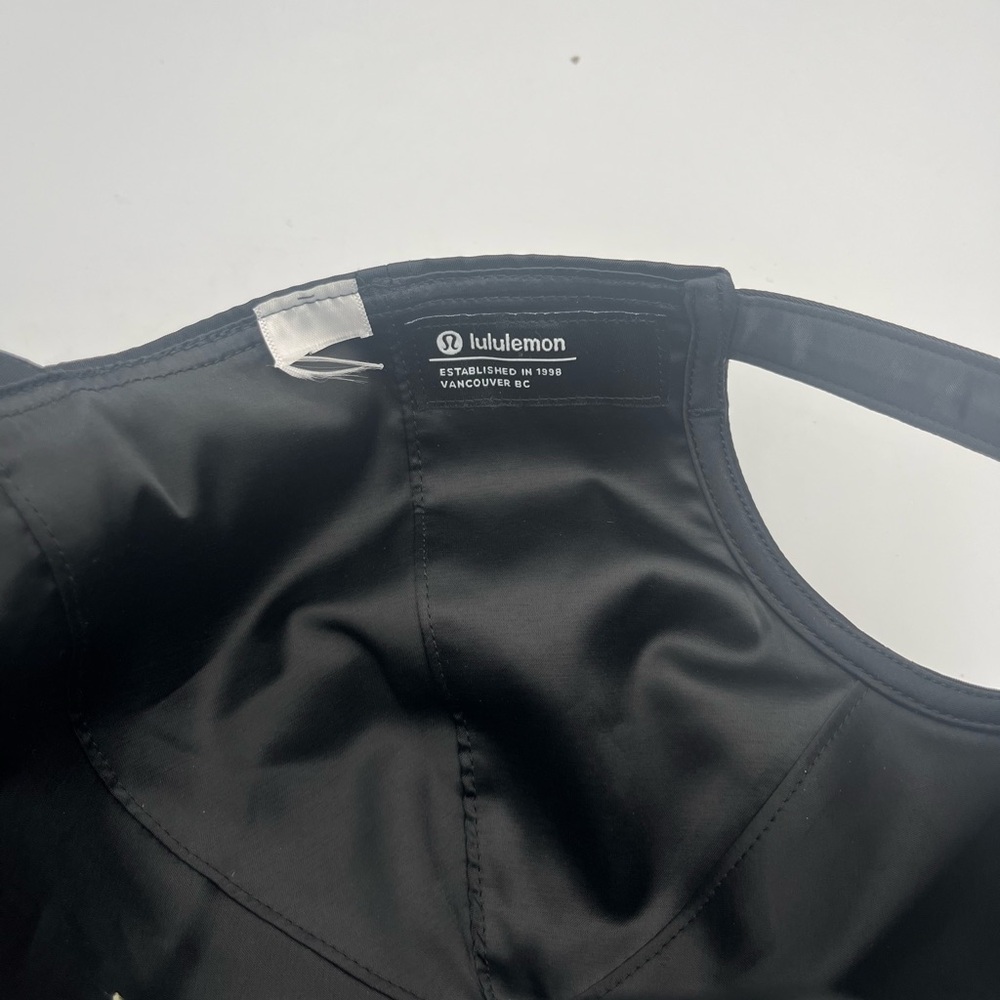Lululemon Black Adjustable Baseball Cap Hat Metal Buckle - Picture 7 of 8